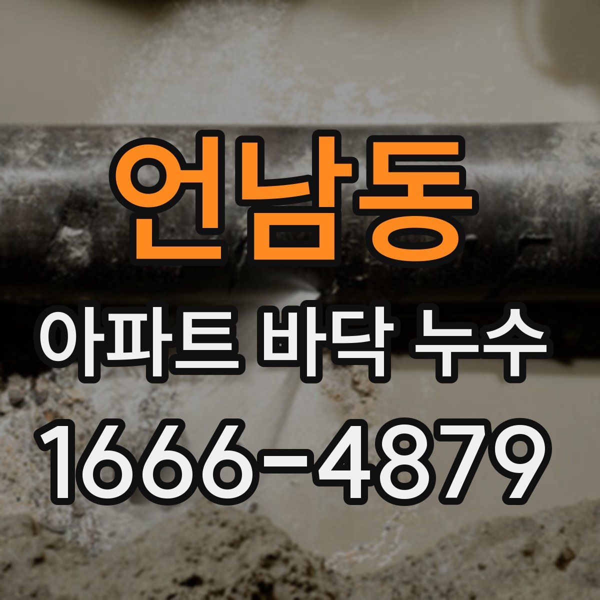 언남동 아파트 바닥 누수