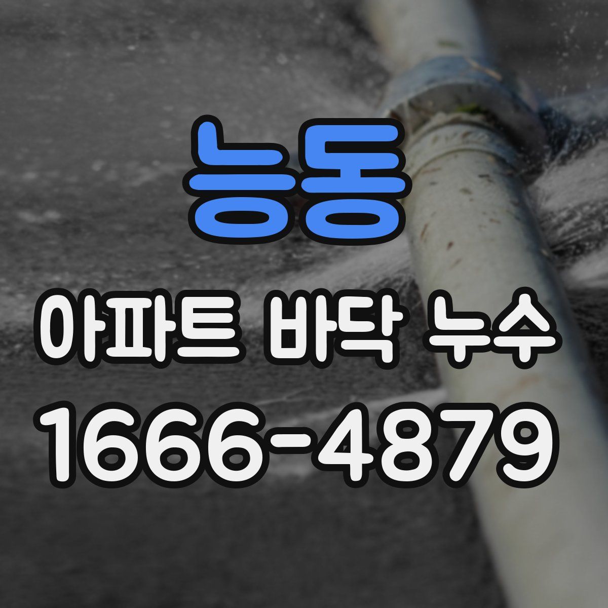 능동 아파트 바닥 누수