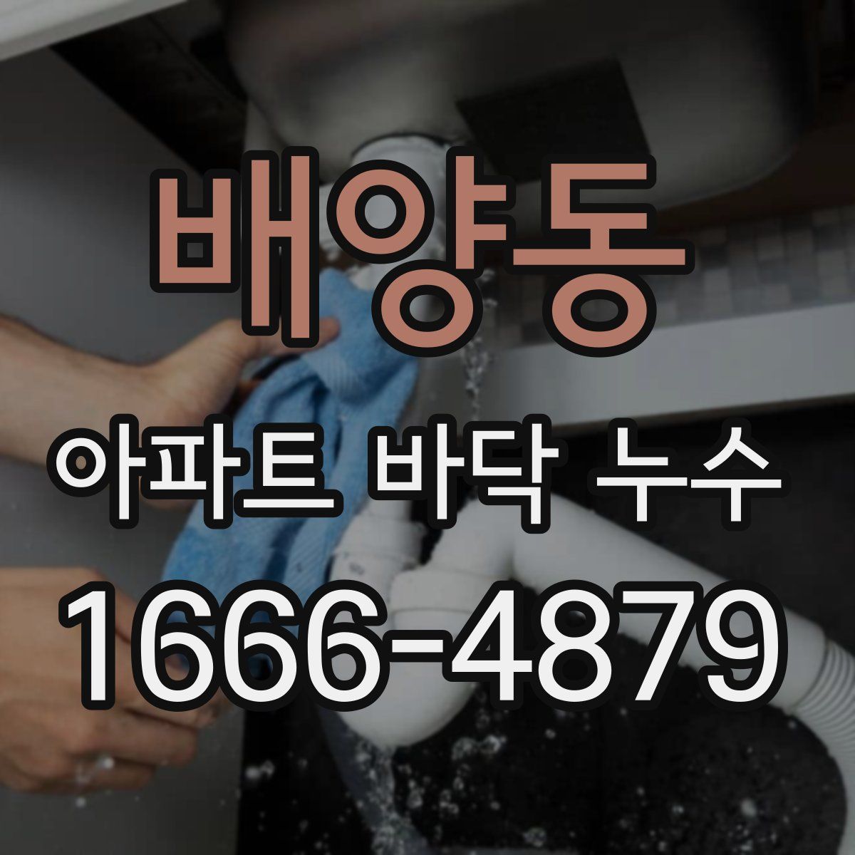 배양동 아파트 바닥 누수