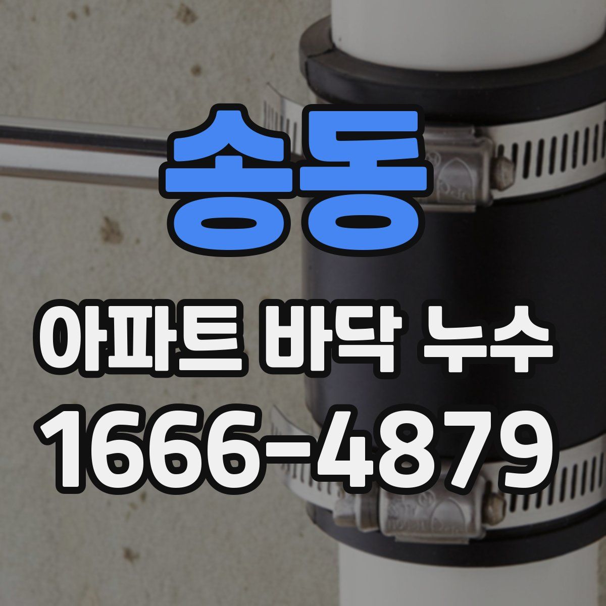 송동 아파트 바닥 누수