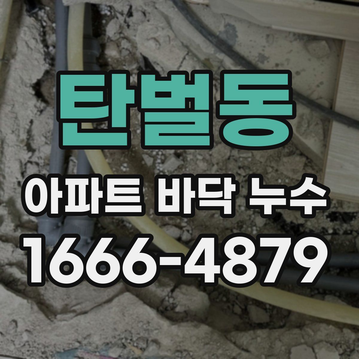 탄벌동 아파트 바닥 누수