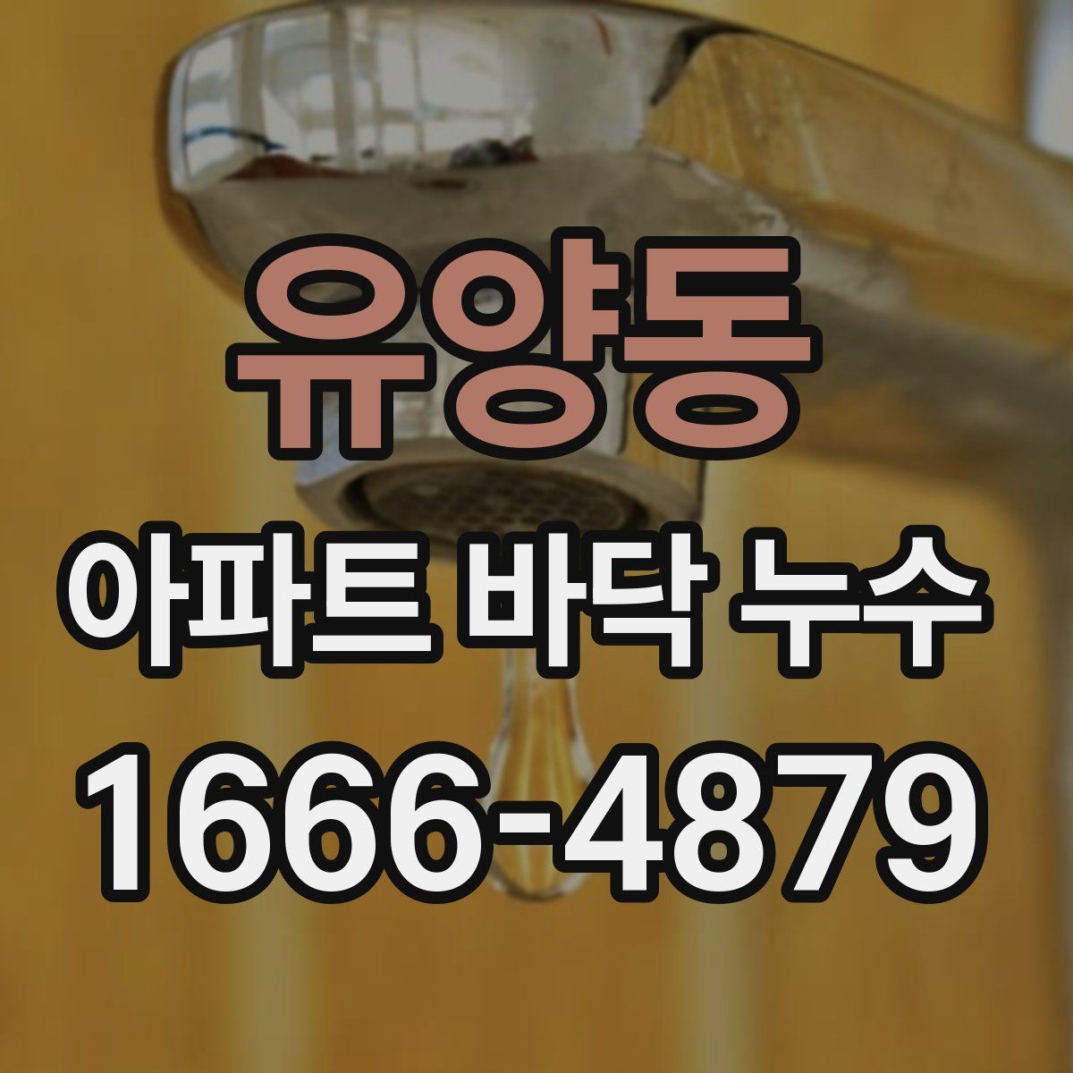 유양동 아파트 바닥 누수