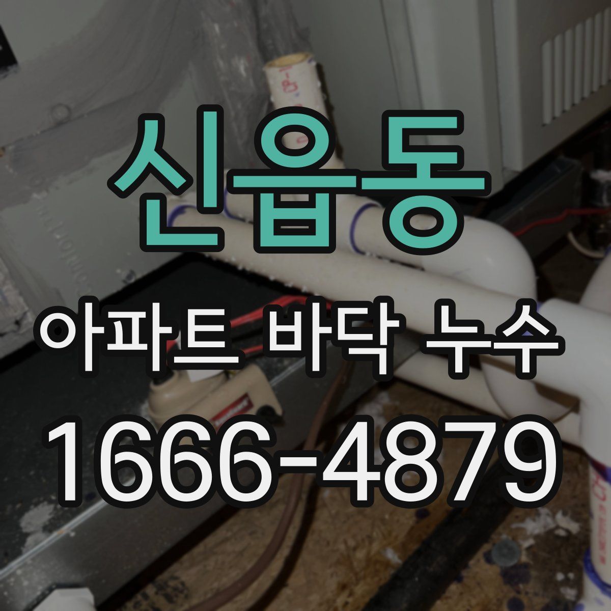 신읍동 아파트 바닥 누수