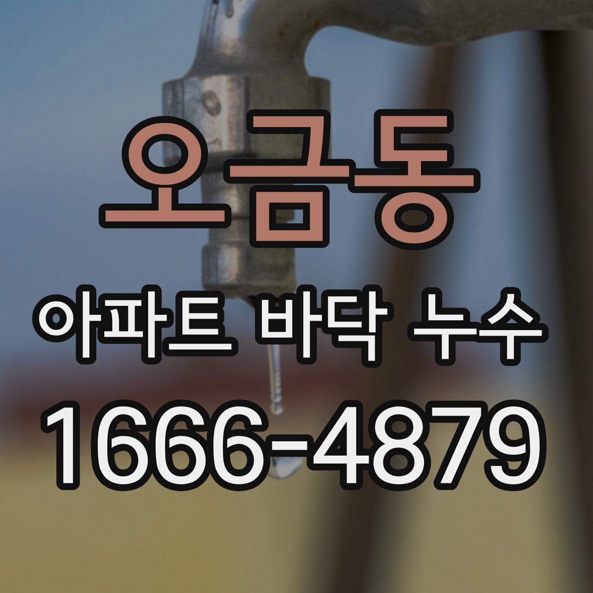 오금동 아파트 바닥 누수