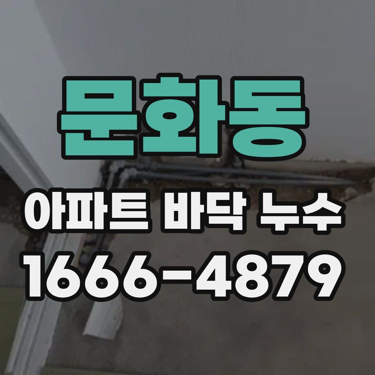 문화동 아파트 바닥 누수