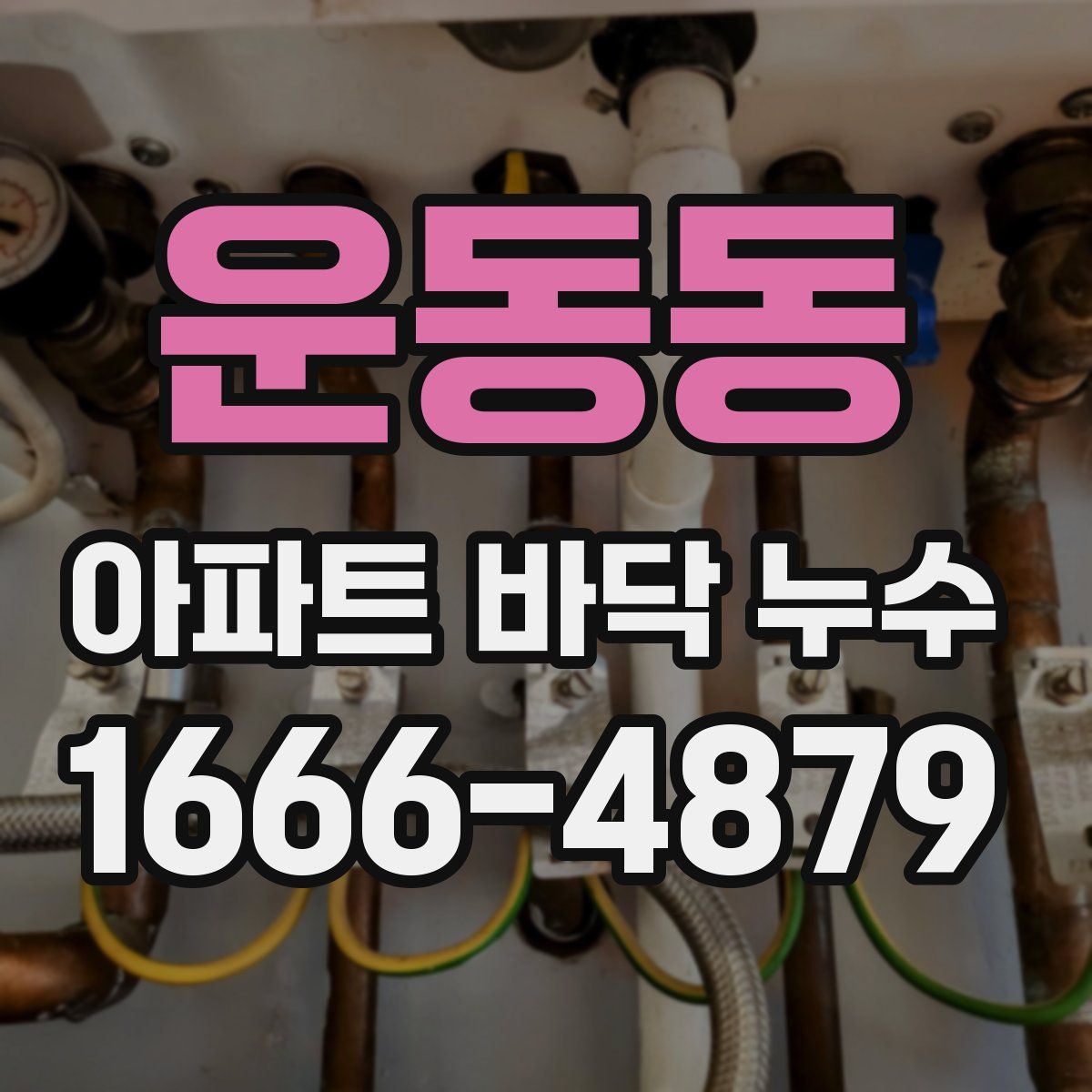 운동동 아파트 바닥 누수