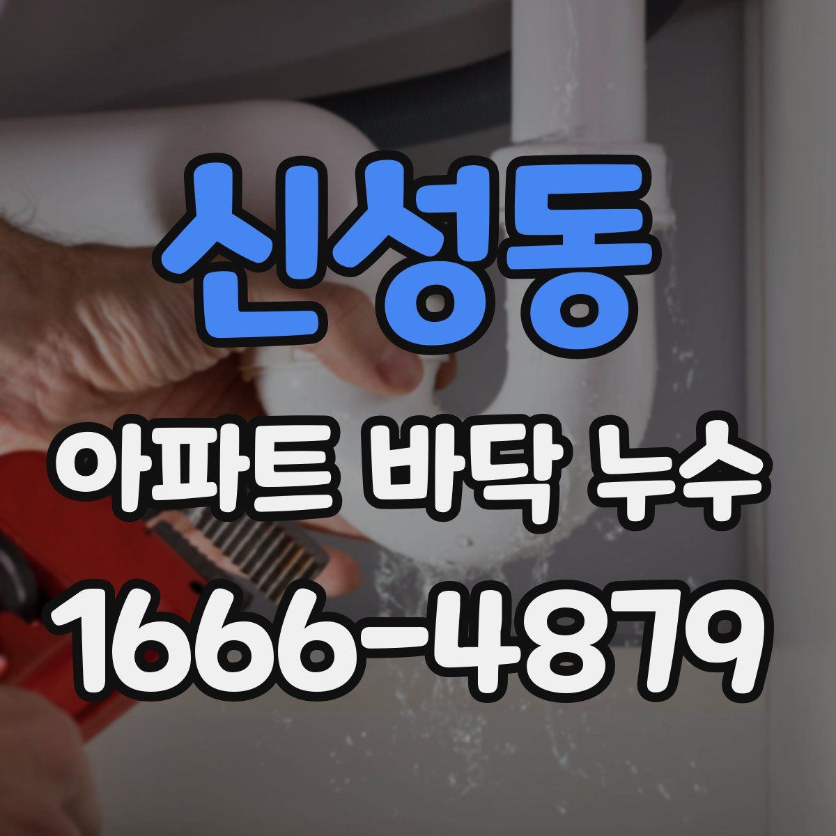 신성동 아파트 바닥 누수
