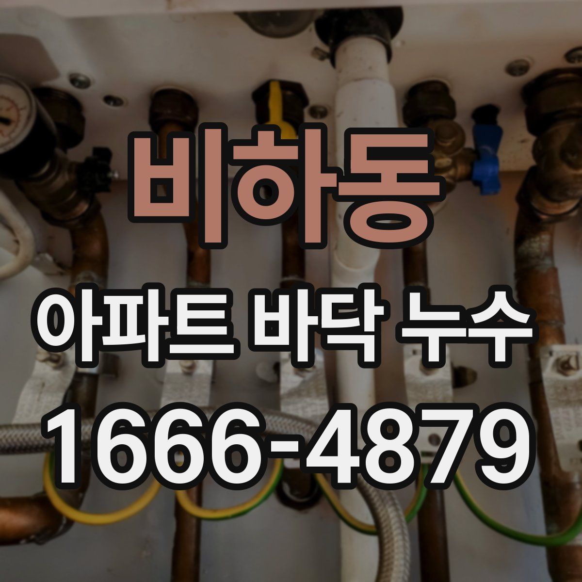 비하동 아파트 바닥 누수