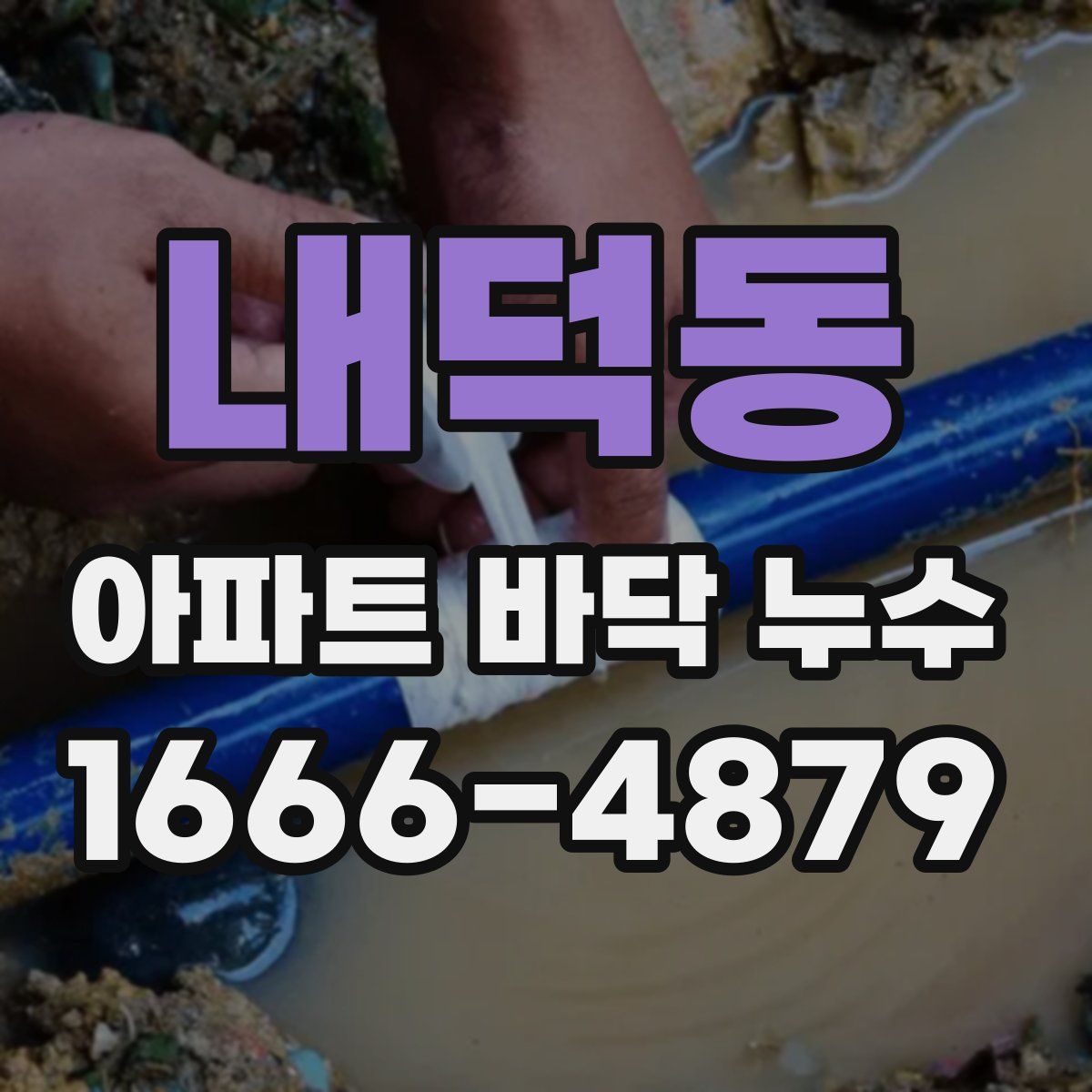 내덕동 아파트 바닥 누수