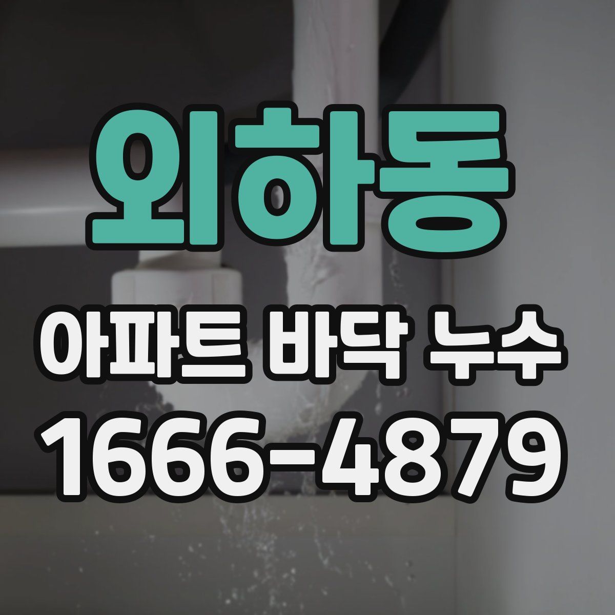외하동 아파트 바닥 누수