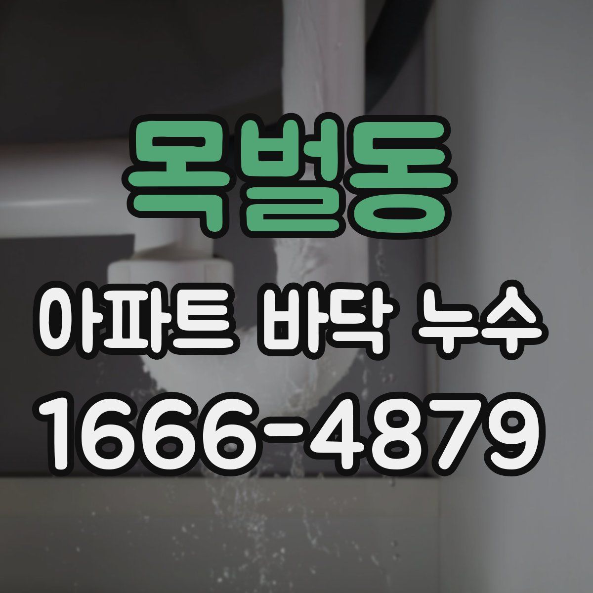 목벌동 아파트 바닥 누수