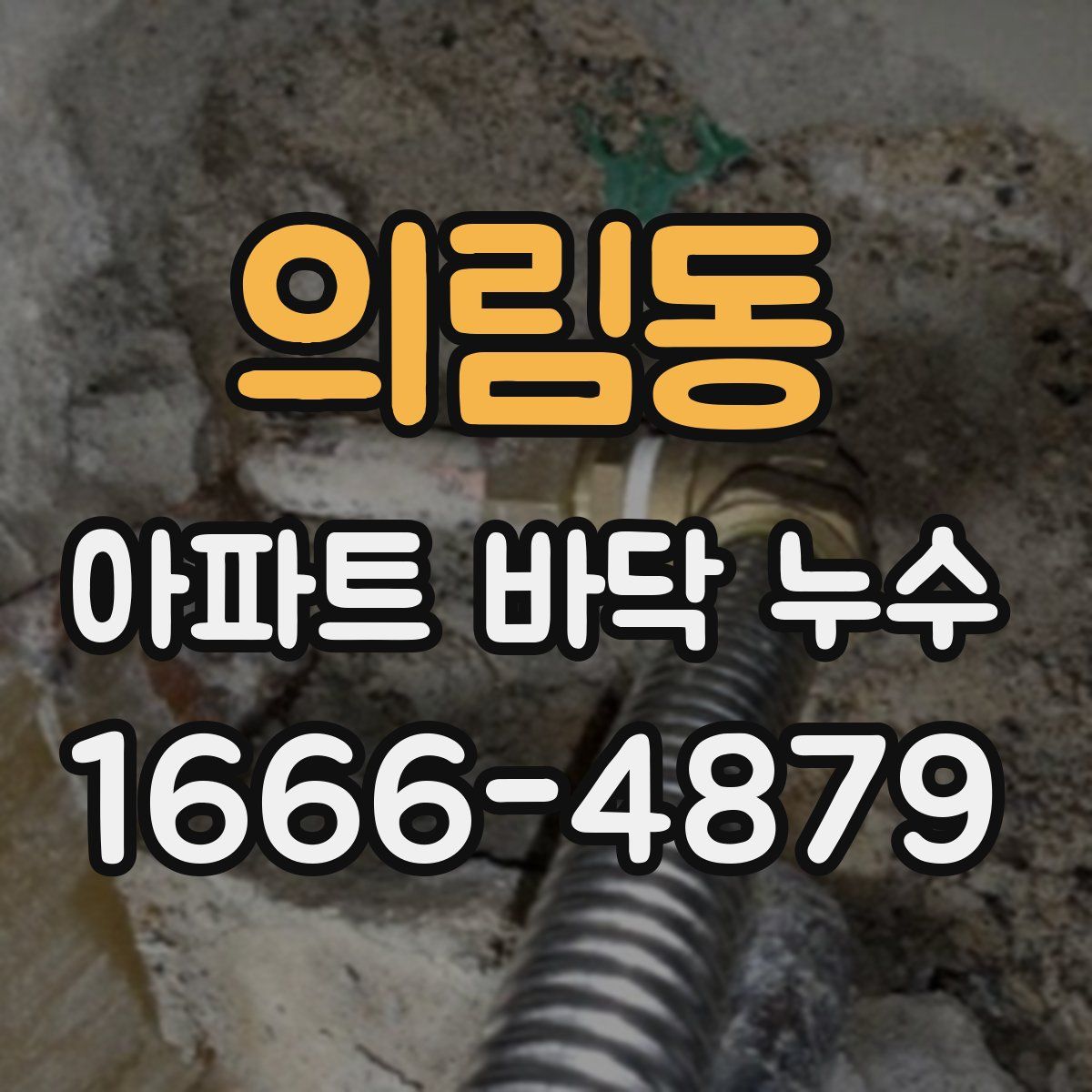 의림동 아파트 바닥 누수
