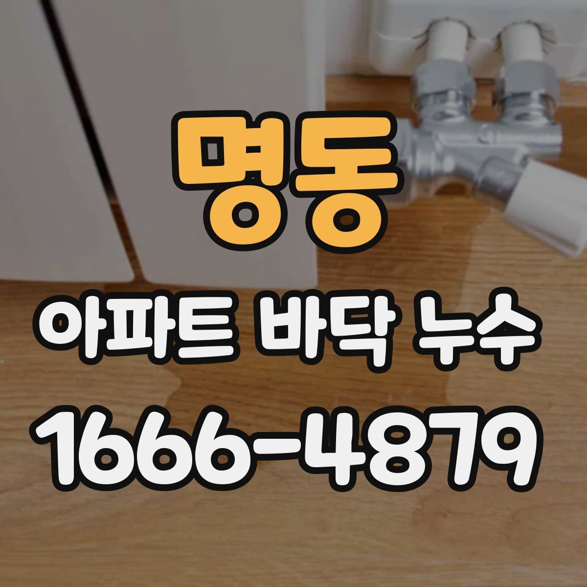 명동 아파트 바닥 누수