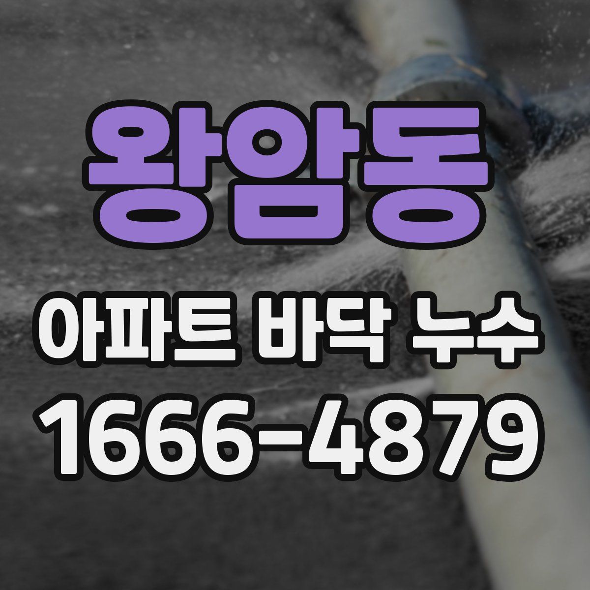 왕암동 아파트 바닥 누수