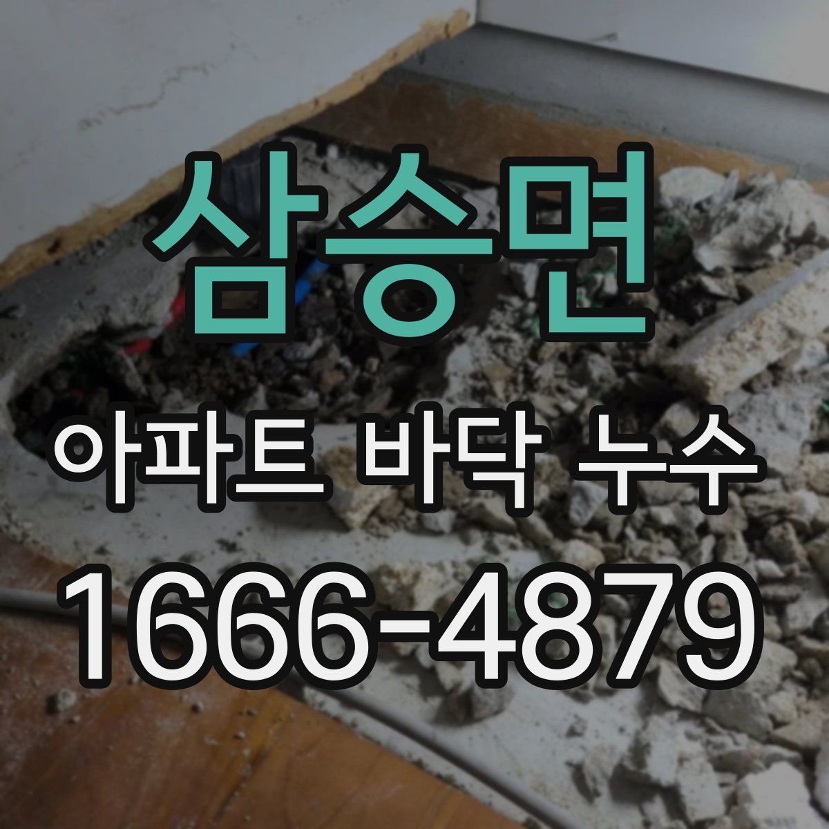 삼승면 아파트 바닥 누수