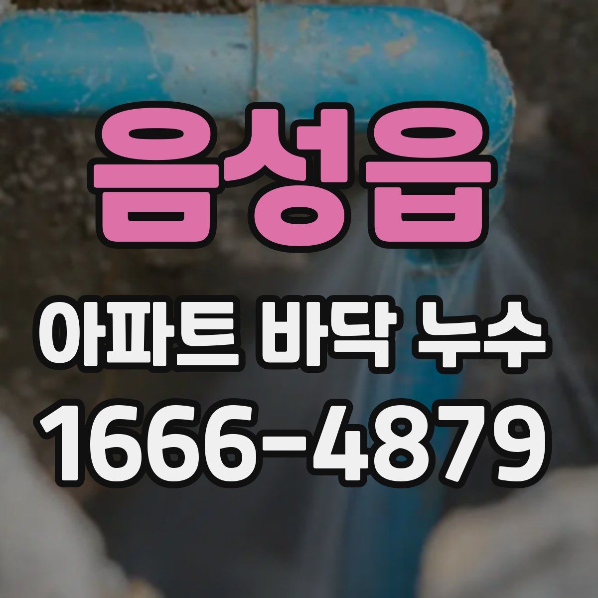 음성읍 아파트 바닥 누수