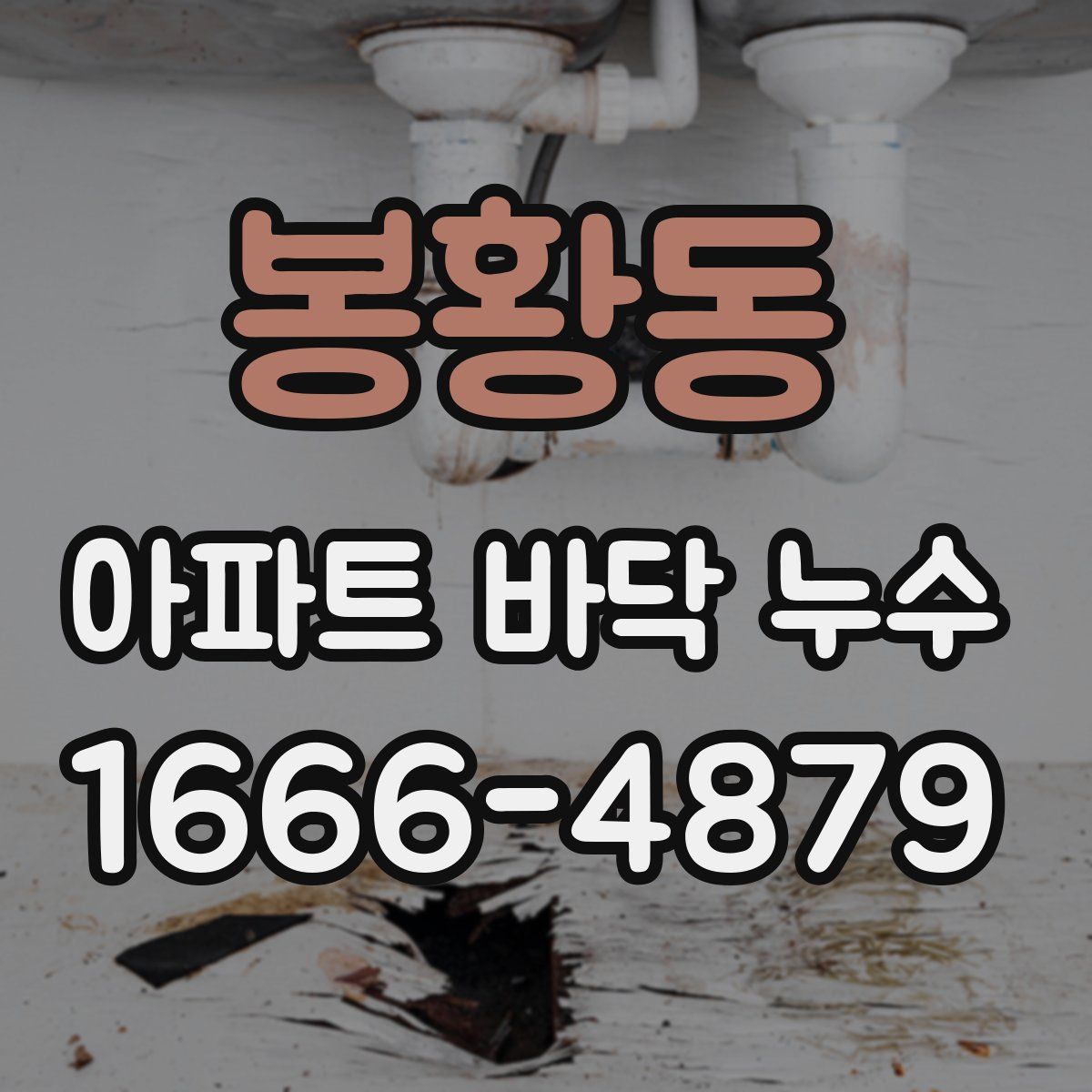 봉황동 아파트 바닥 누수
