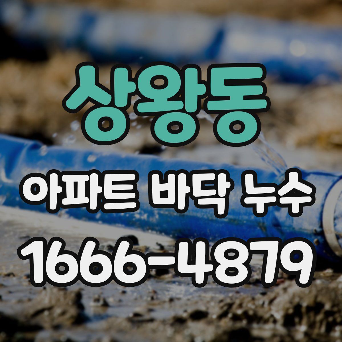 상왕동 아파트 바닥 누수