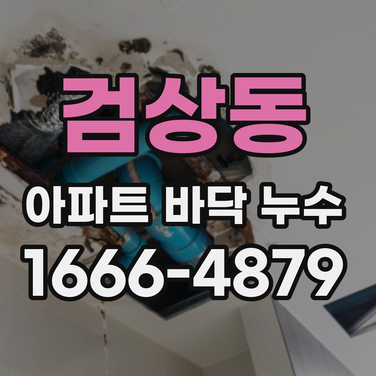 검상동 아파트 바닥 누수