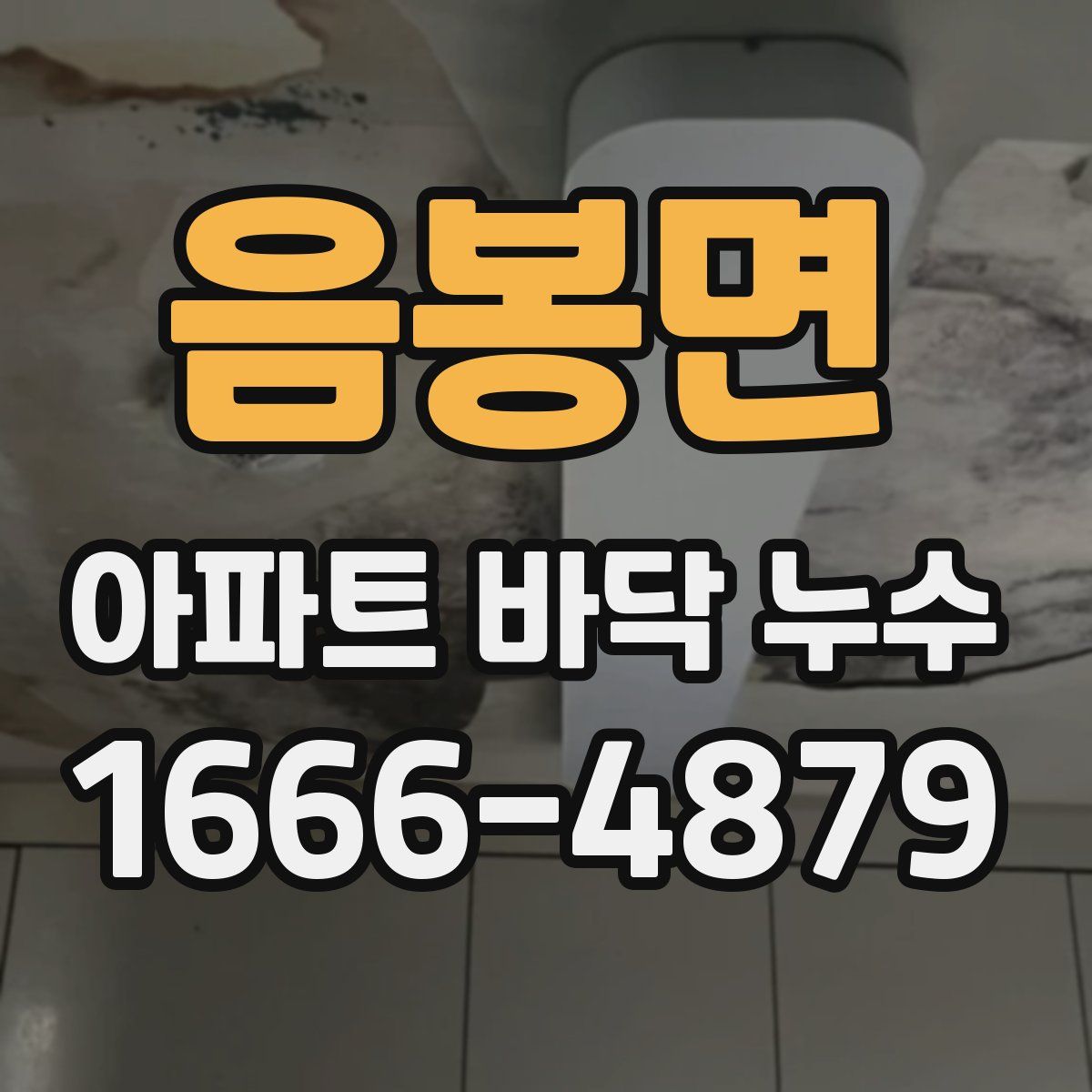 음봉면 아파트 바닥 누수