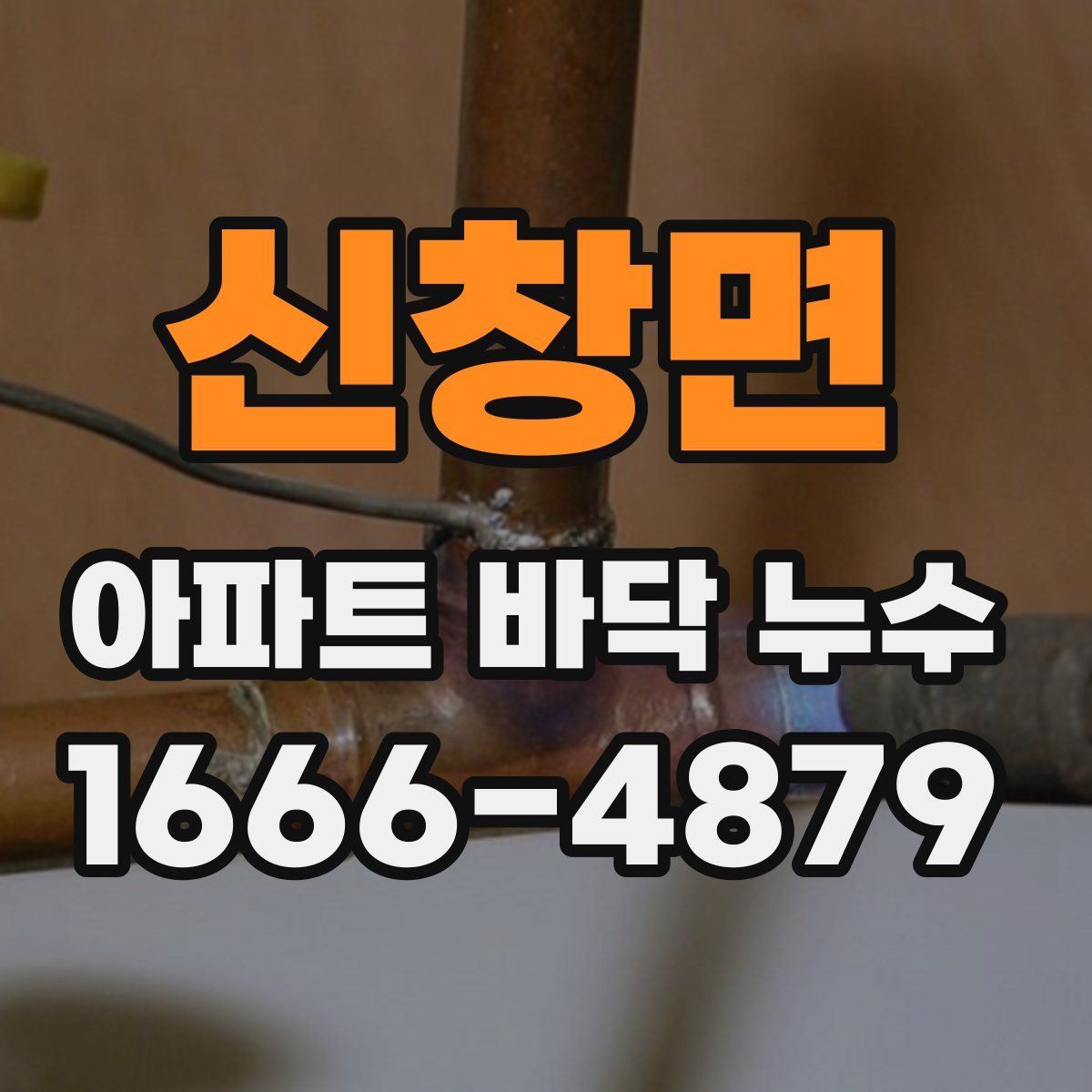 신창면 아파트 바닥 누수