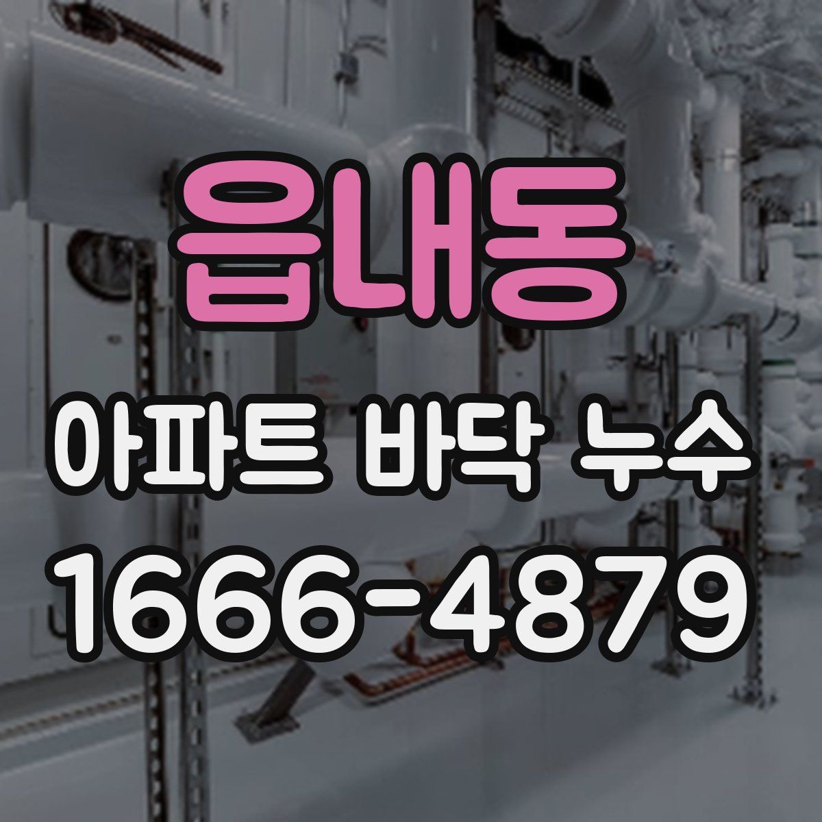 읍내동 아파트 바닥 누수