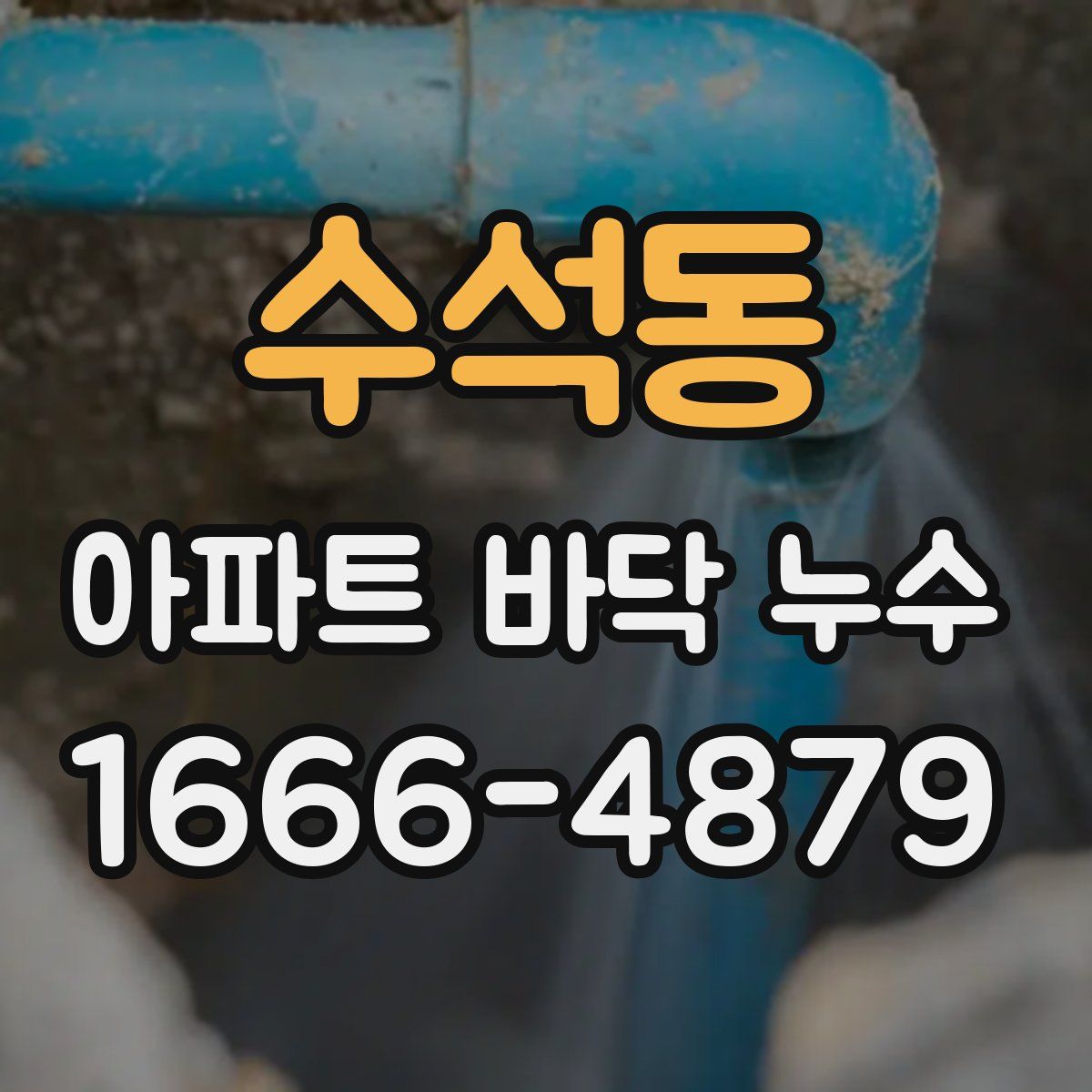 수석동 아파트 바닥 누수