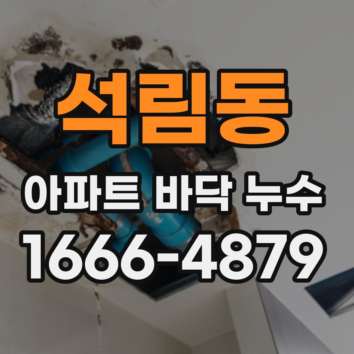 석림동 아파트 바닥 누수