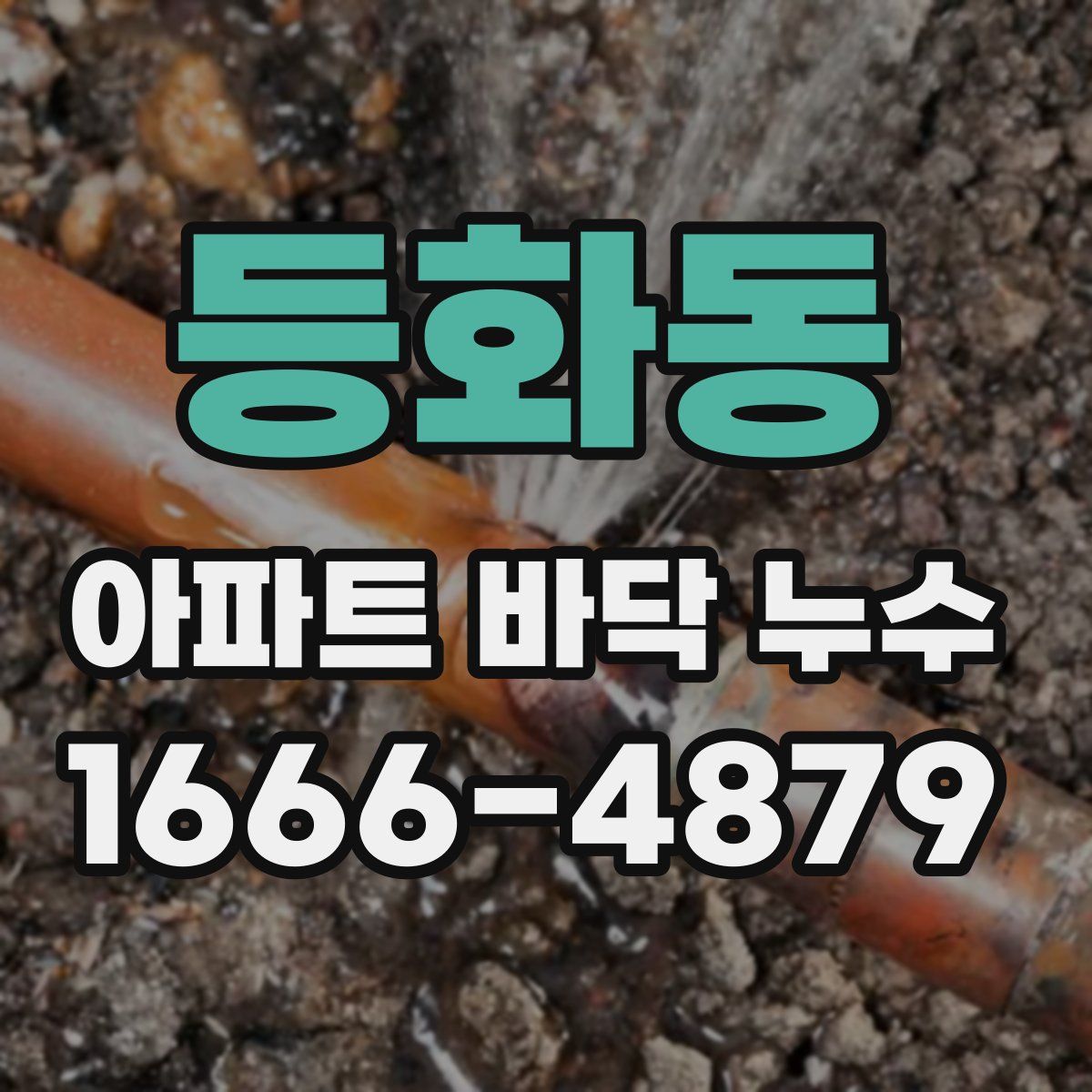 등화동 아파트 바닥 누수