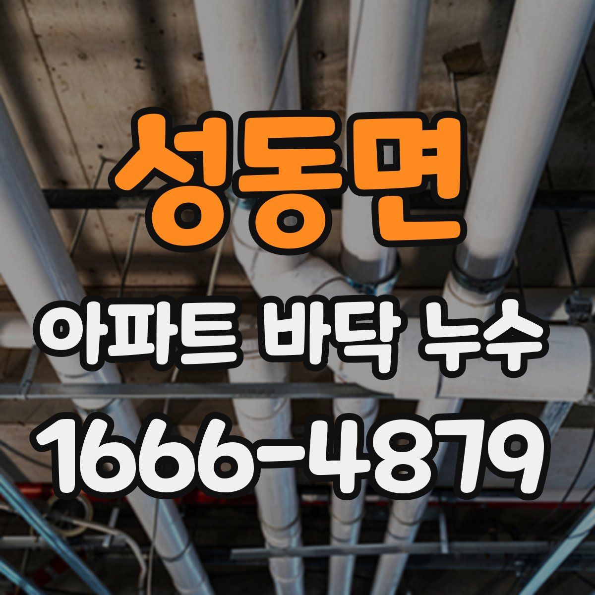 성동면 아파트 바닥 누수