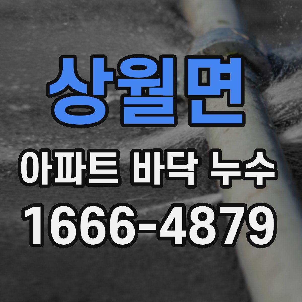 상월면 아파트 바닥 누수