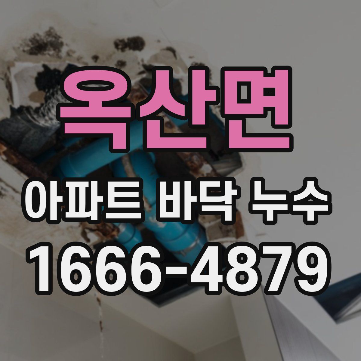 옥산면 아파트 바닥 누수