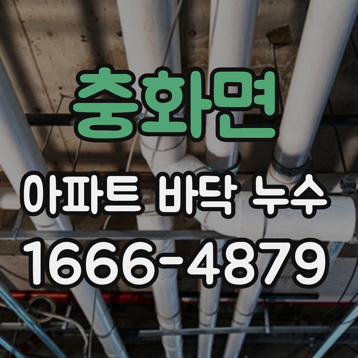 충화면 아파트 바닥 누수