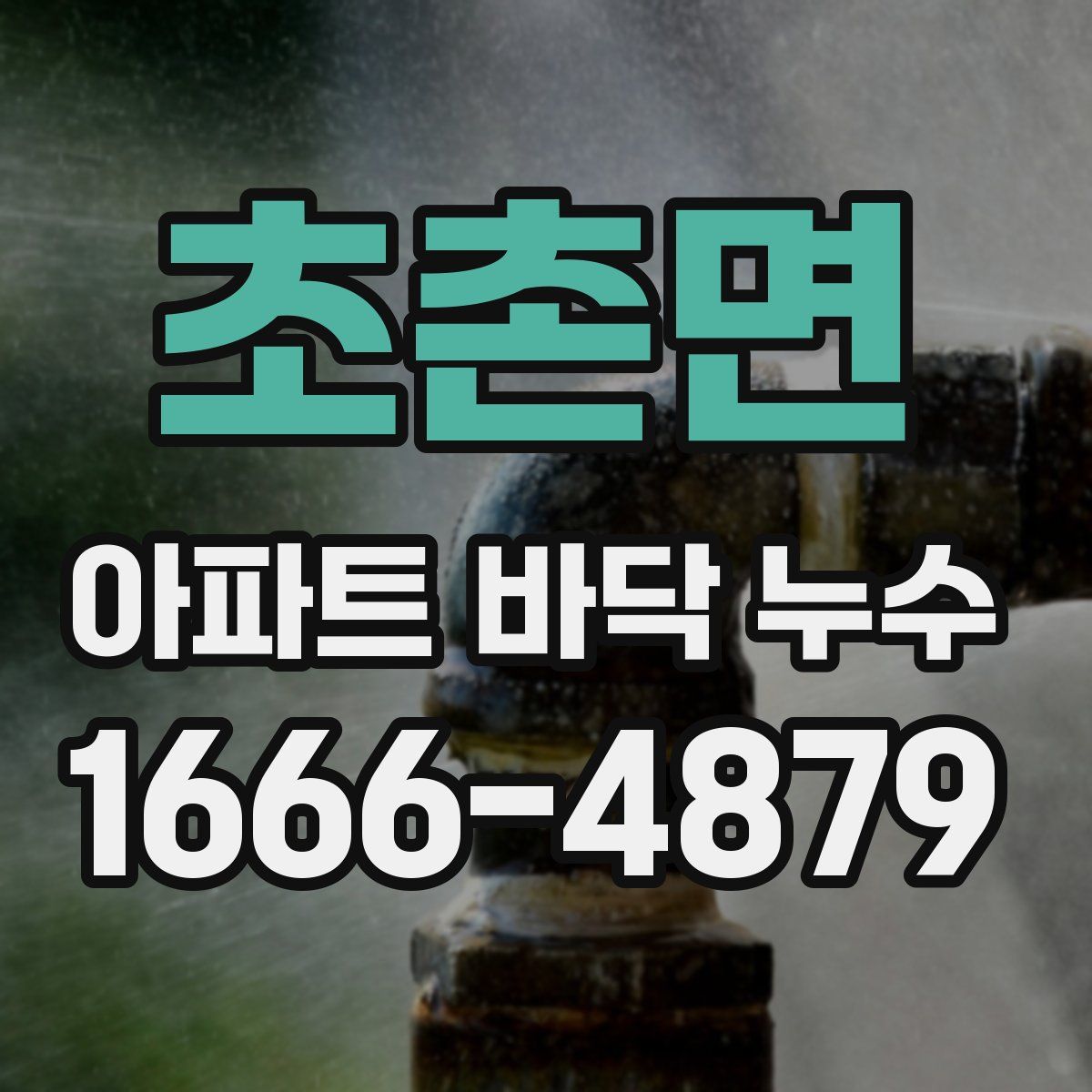초촌면 아파트 바닥 누수