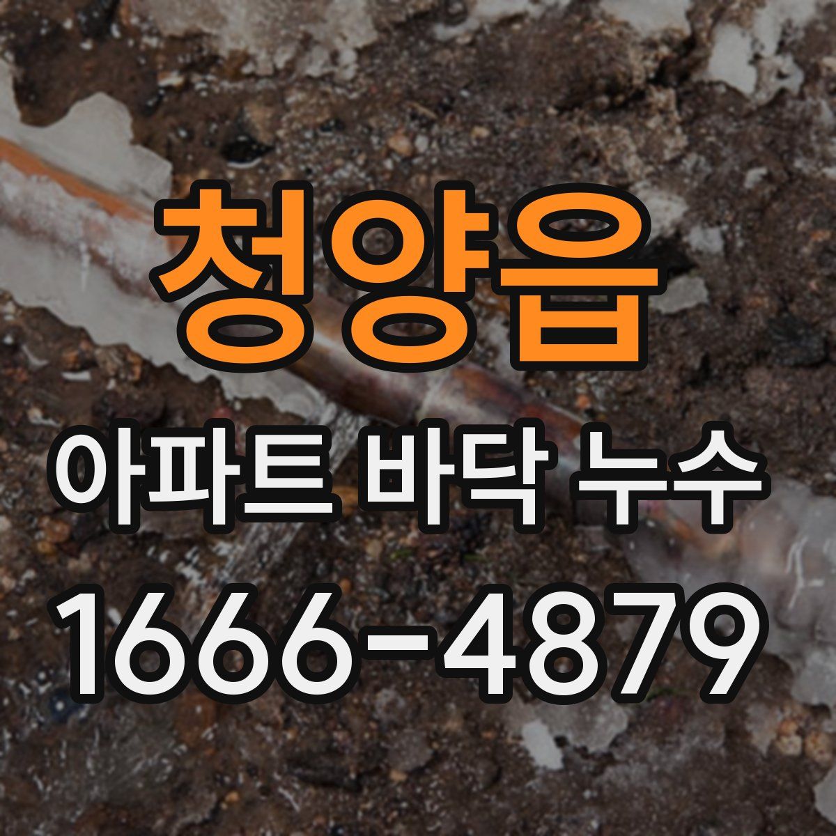 청양읍 아파트 바닥 누수