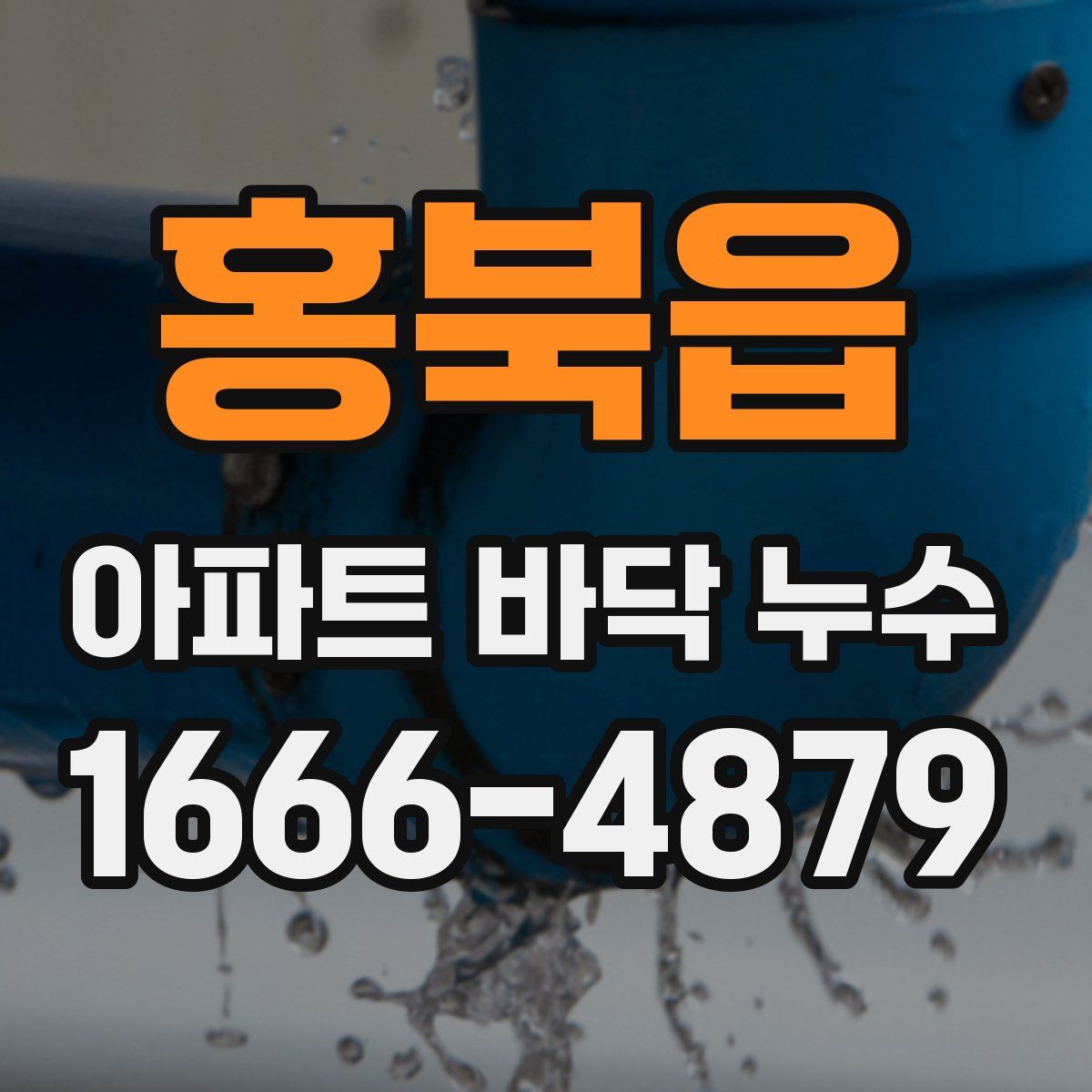 홍북읍 아파트 바닥 누수