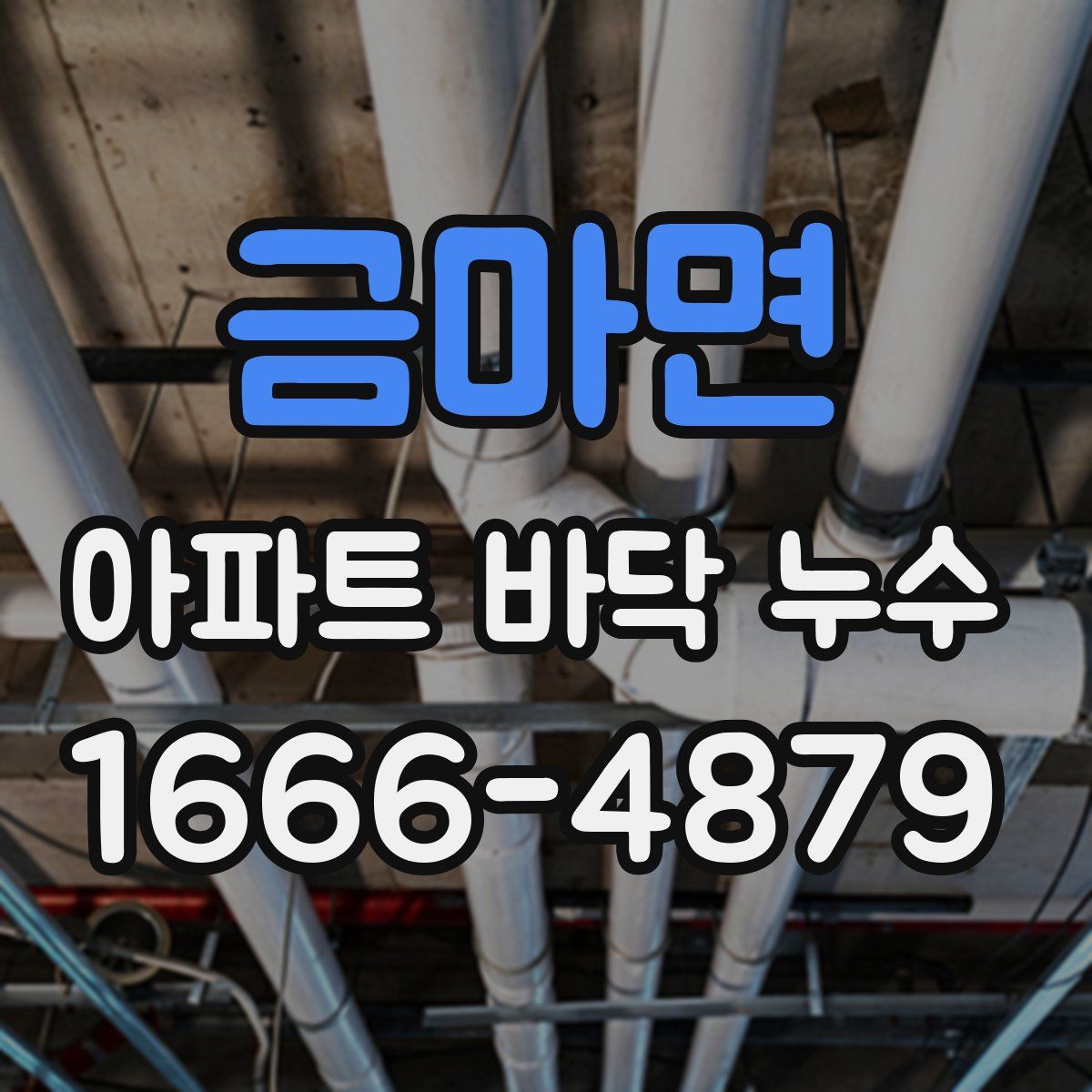 금마면 아파트 바닥 누수