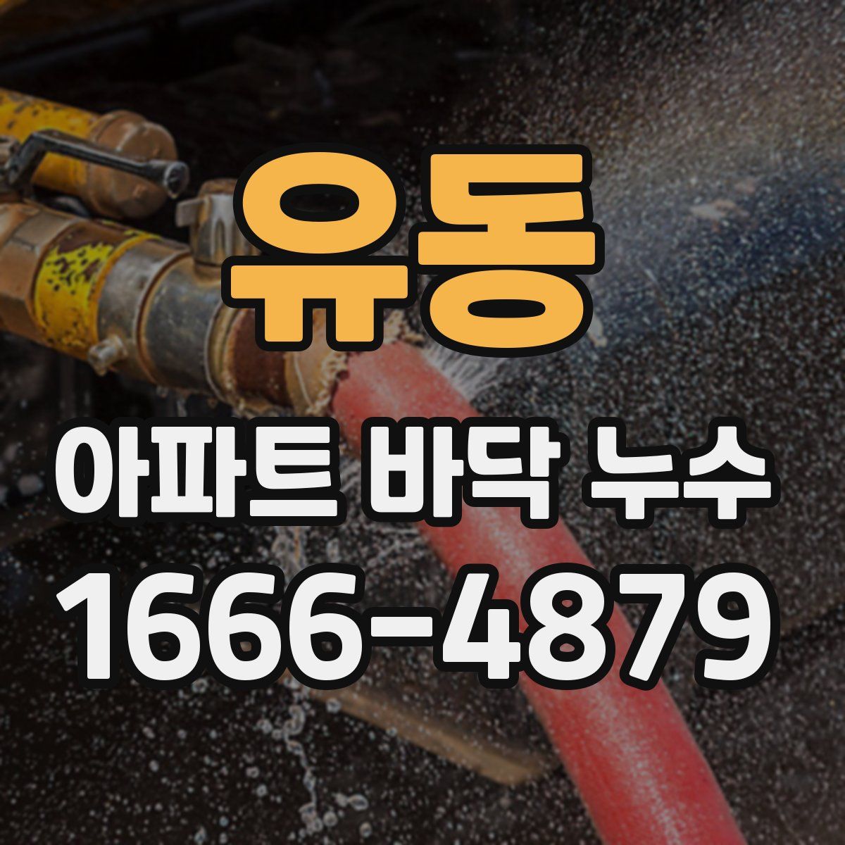 유동 아파트 바닥 누수