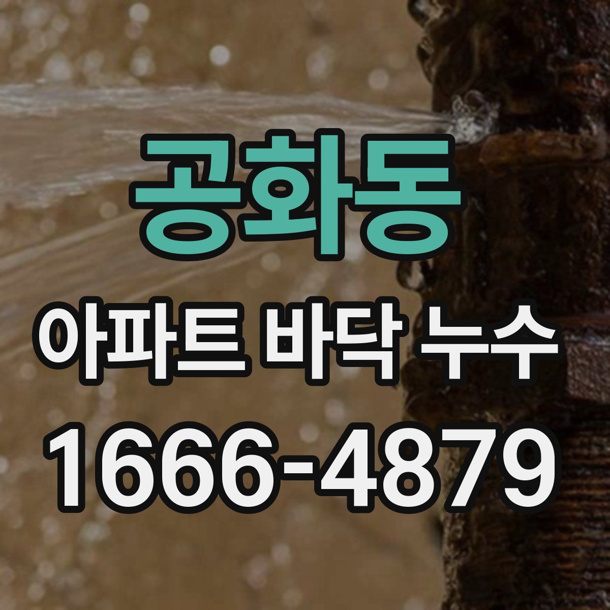 공화동 아파트 바닥 누수