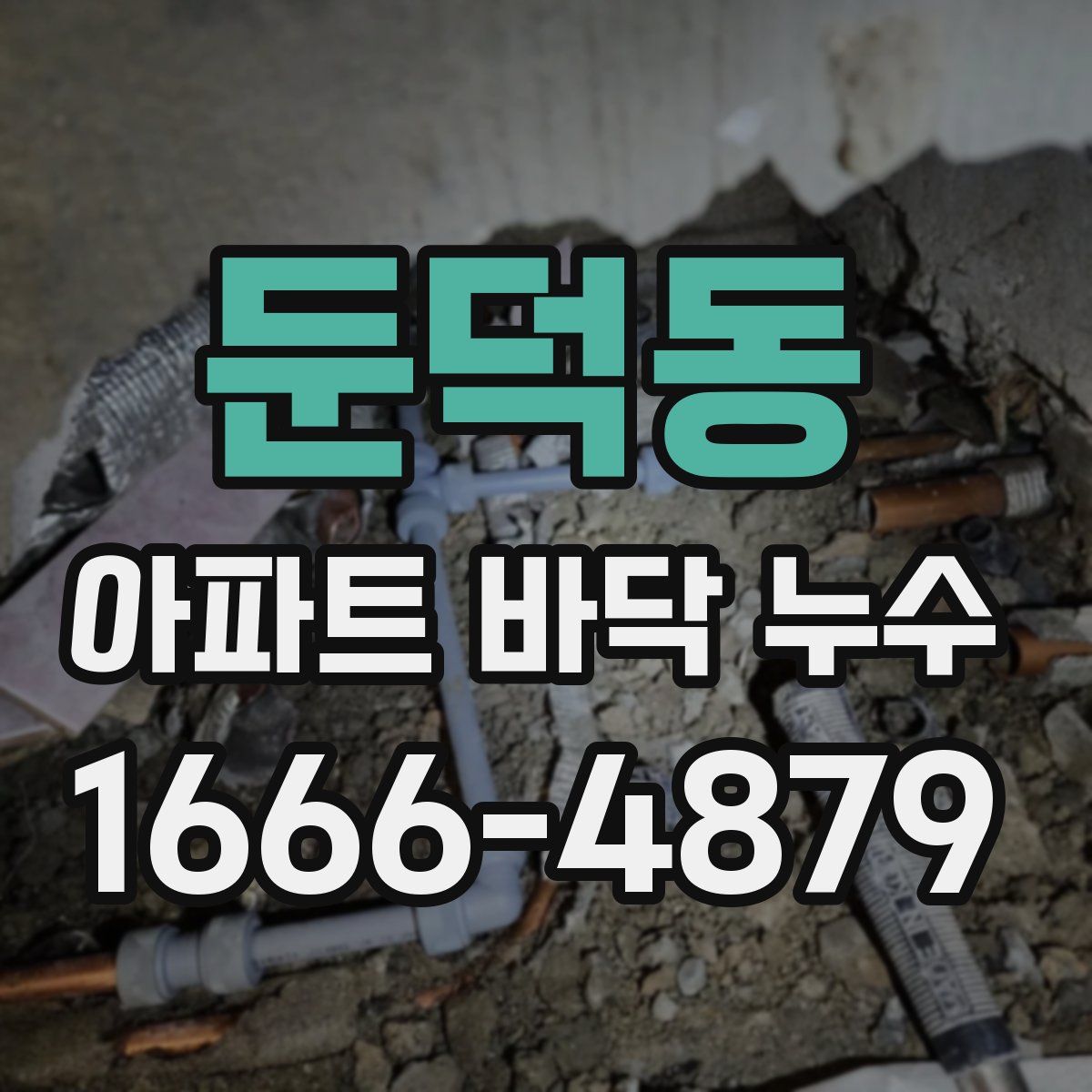 둔덕동 아파트 바닥 누수