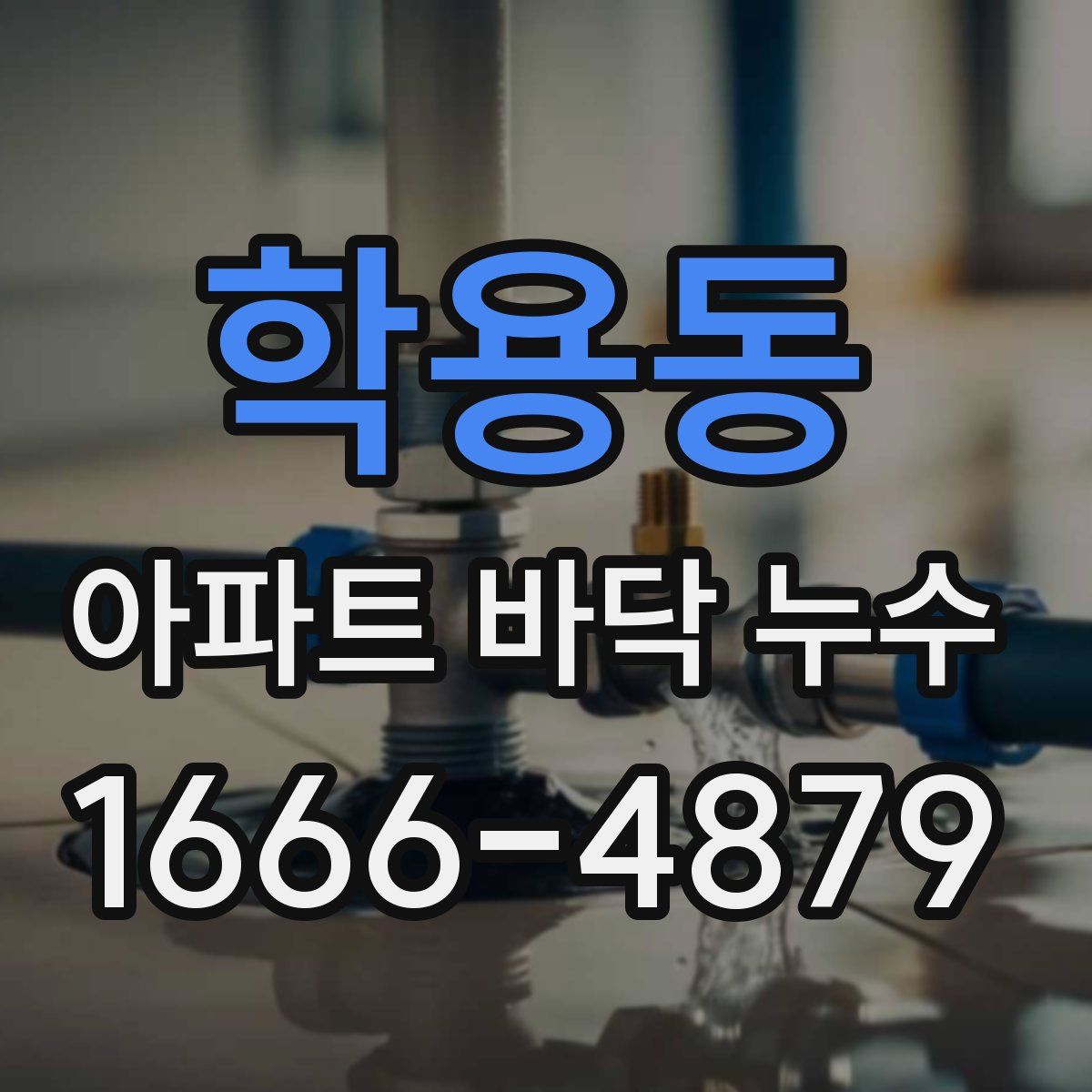 학용동 아파트 바닥 누수