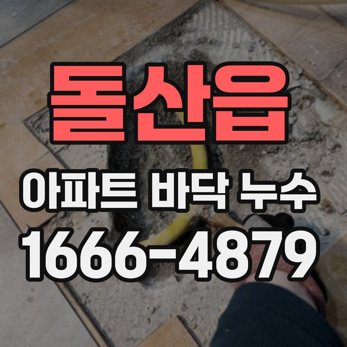 돌산읍 아파트 바닥 누수