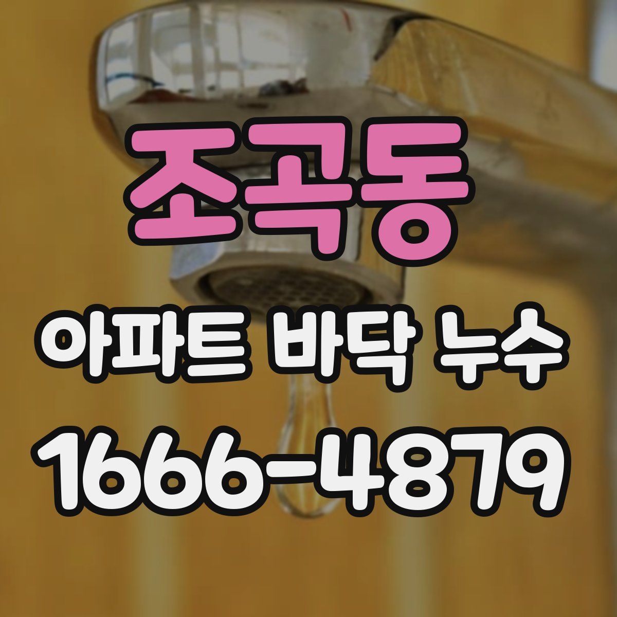 조곡동 아파트 바닥 누수