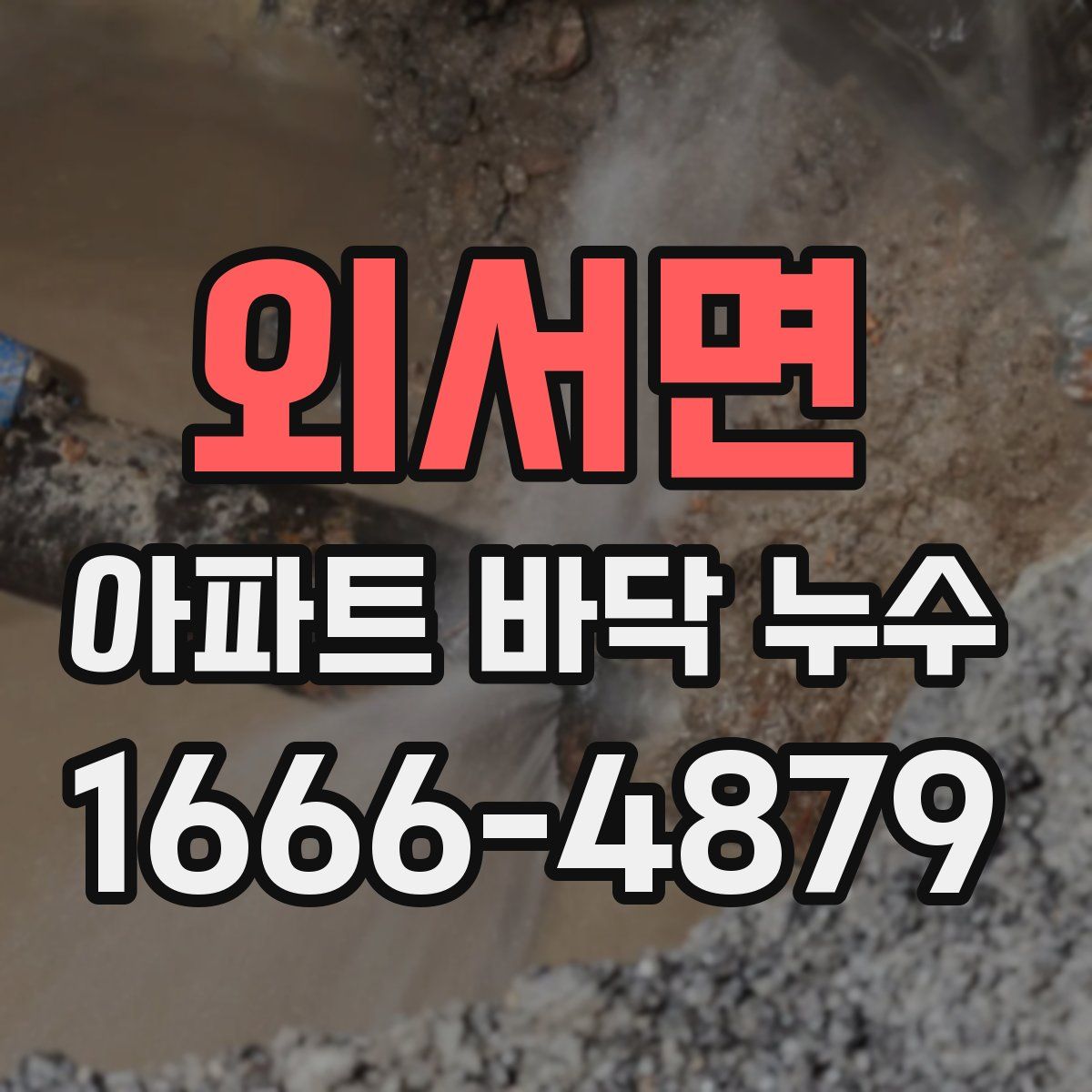 외서면 아파트 바닥 누수
