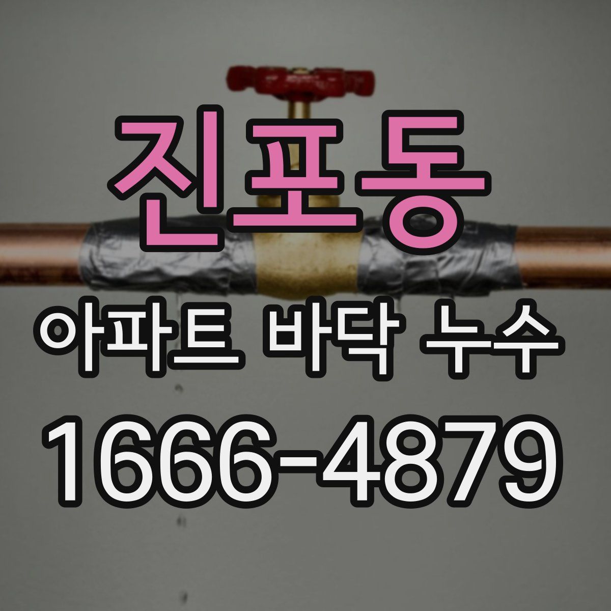 진포동 아파트 바닥 누수