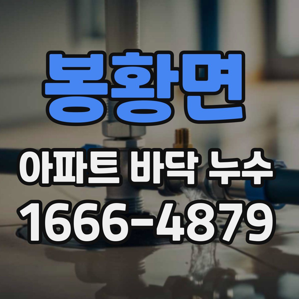 봉황면 아파트 바닥 누수