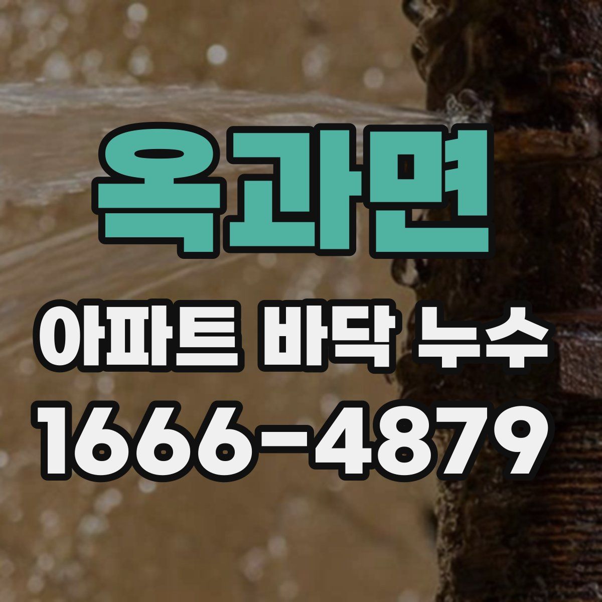 옥과면 아파트 바닥 누수