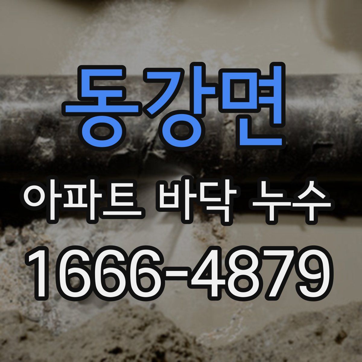 동강면 아파트 바닥 누수