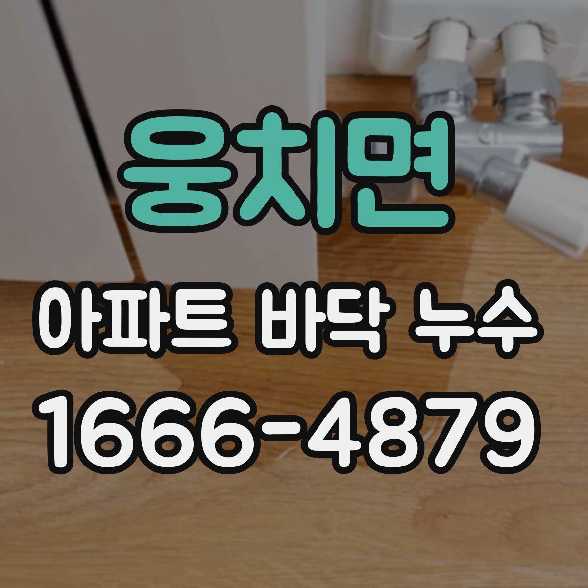 웅치면 아파트 바닥 누수