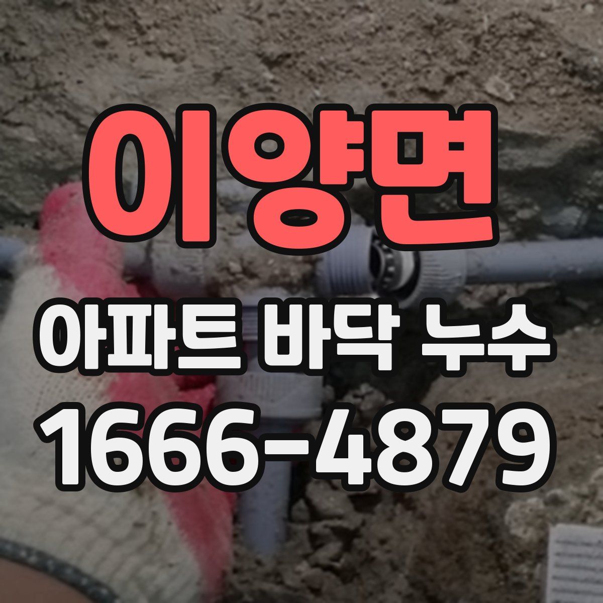 이양면 아파트 바닥 누수